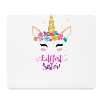 Kleinste Schwester - Mousepad (Querformat) - Weiß - Vorne