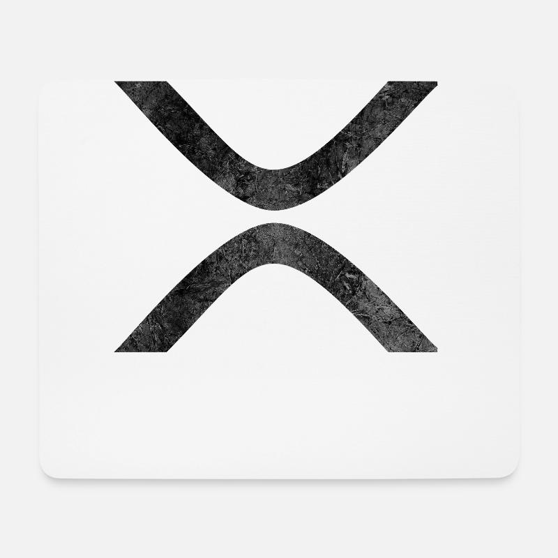 Ripple Symbol Krypto HODL Crypto HODLer XRP - Mousepad (Querformat) - Weiß