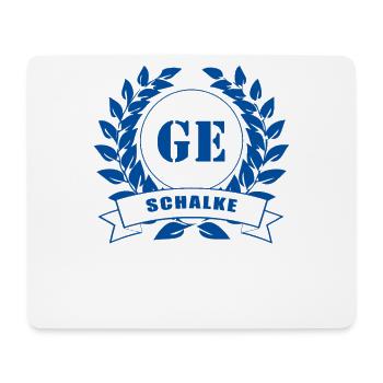 Schalke - Tapis de souris (format paysage) - blanc - Devant
