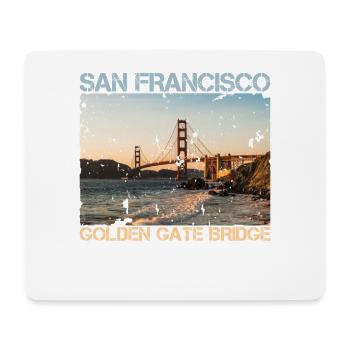 San Francisco - Mousepad (Querformat) - Weiß - Vorne