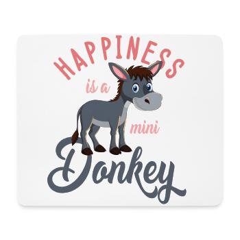 Esel, Esel böser Esel, schlauer Esel - Mousepad (Querformat) - Weiß - Vorne