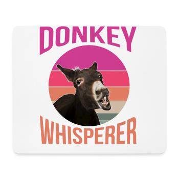 Esel, Esel Esel Liebe, Lustiger Esel - Mousepad (Querformat) - Weiß - Vorne