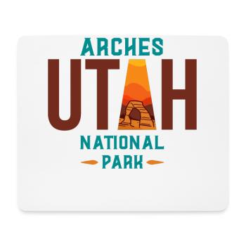 Arches National Park, Arches National Park - Mouse Pad (horizontal) - white - Front