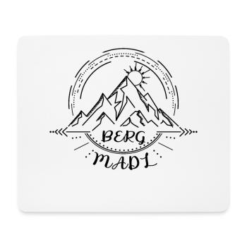 Berg Madl - Mousepad (Querformat) - Weiß - Vorne