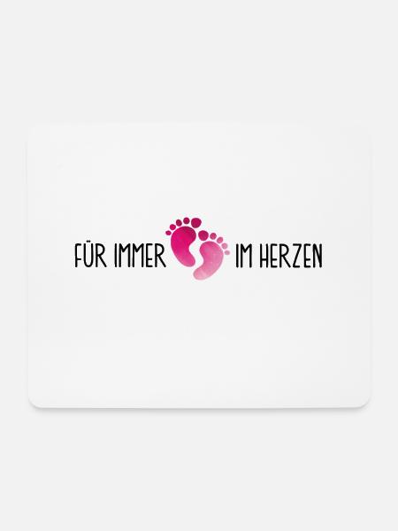 verstorbene Tochter Liebe Herz Trauer Abschied Tod - Mousepad (Querformat) - Weiß