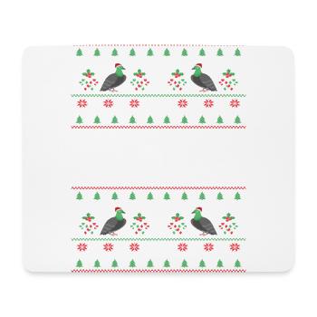 Weihnachts Wichtel Shirt zum Schrottwichteln - Mousepad (Querformat) - Weiß - Vorne