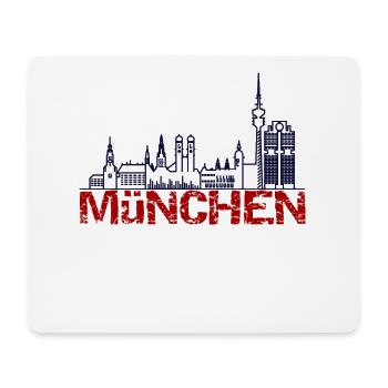 Munich - Mouse Pad (horizontal) - white - Front
