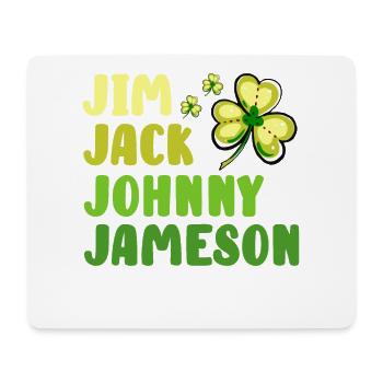 St Patricks Day, St Patricks Day Irish, Paddy, - Mouse Pad (horizontal) - white - Front