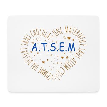 maternelle sans atsem, dessert sans chocolat - Tapis de souris (format paysage) - blanc - Devant