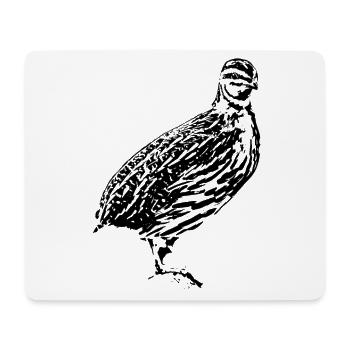 quail - Mouse Pad (horizontal) - white - Front