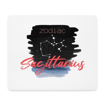 Sagittaire, zodiaque, étoiles, astrologie - Tapis de souris (format paysage) - blanc - Devant