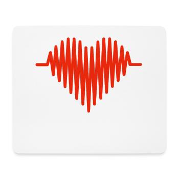 Valentinstag, Valentinstag, Valentinstag - Mousepad (Querformat) - Weiß - Vorne