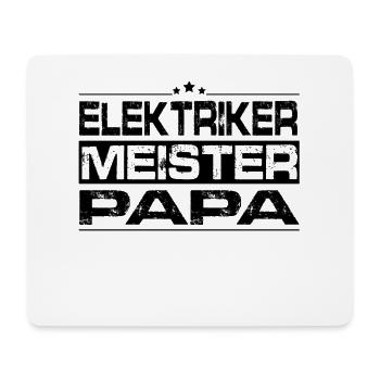 Elektriker Papa - Mousepad (Querformat) - Weiß - Vorne
