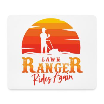 Lawn, lawn gardening, mowing, - Mouse Pad (horizontal) - white - Front