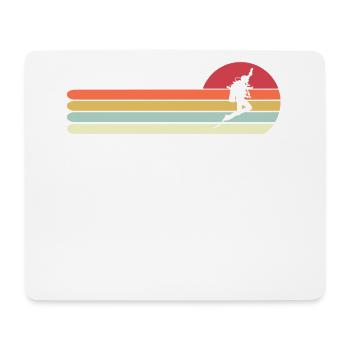 Rétro Vintage Style Cadeau de plongée sous-marine pour papa - Tapis de souris (format paysage) - blanc - Devant