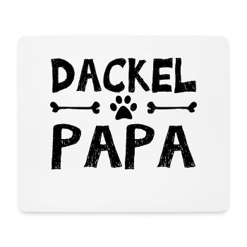 Dackel Vater - Mousepad (Querformat) - Weiß - Vorne