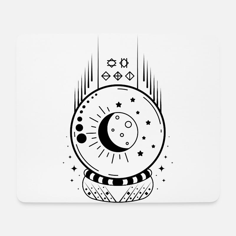 Wahrsagerei - Mousepad (Querformat) - Weiß