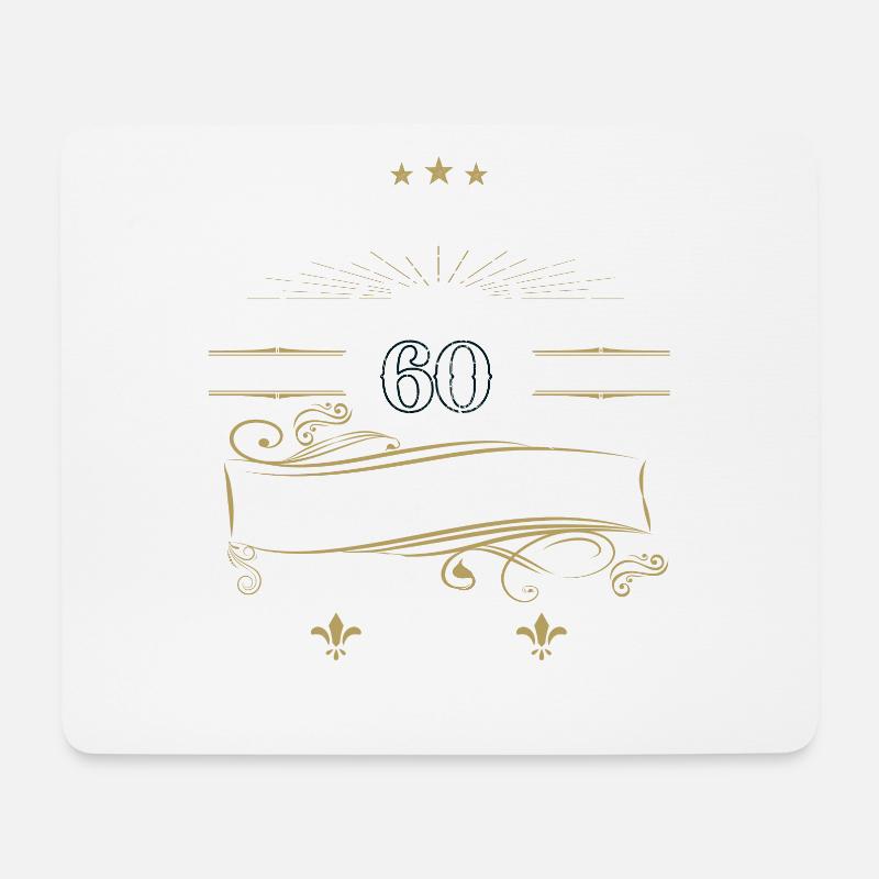 Vintage Made in 1961 Limited Edition Awesome - Mousepad (Querformat) - Weiß