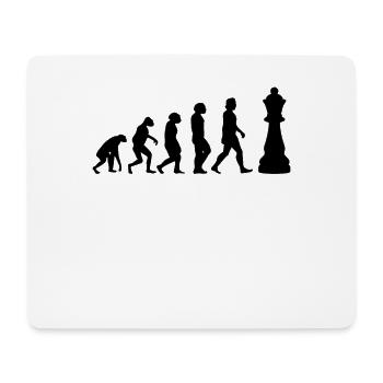 ÉCHECS JEU D’ÉCHECS Chess Evolution - Tapis de souris (format paysage) - blanc - Devant