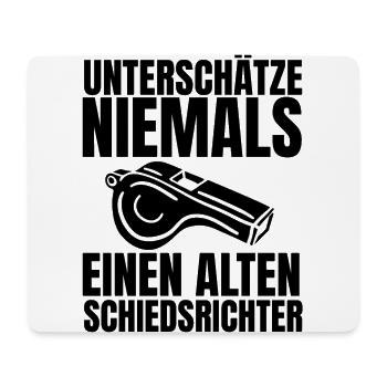 Schiedsrichter Opa Geschenk Großpapa Schiri Spruch - Mousepad (Querformat) - Weiß - Vorne