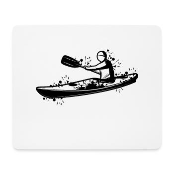 Kajak Design - Mousepad (Querformat) - Weiß - Vorne