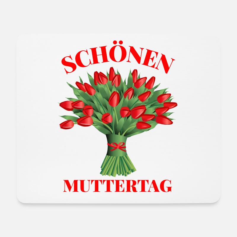 Muttertag, Muttertag, Muttertag, Muttertag - Mousepad (Querformat) - Weiß