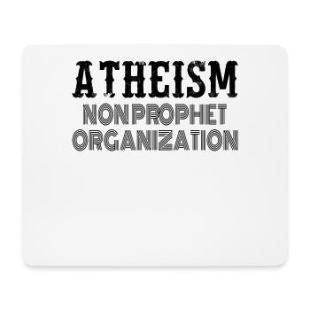 ATHEISM ATHEIST : non-propet organization - Mouse Pad (horizontal) - white - Front