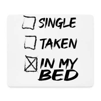 In my bed - Mouse Pad (horizontal) - white - Front