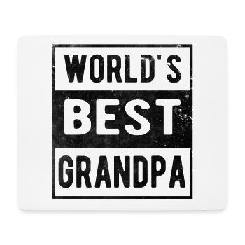 Best grandpa - Mouse Pad (horizontal) - white - Front