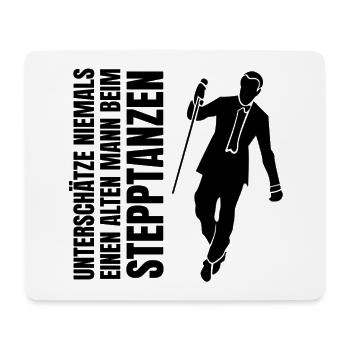 Dad Geschenk Stepptänzer Vater Stepptanz Papa Tanz - Mousepad (Querformat) - Weiß - Vorne