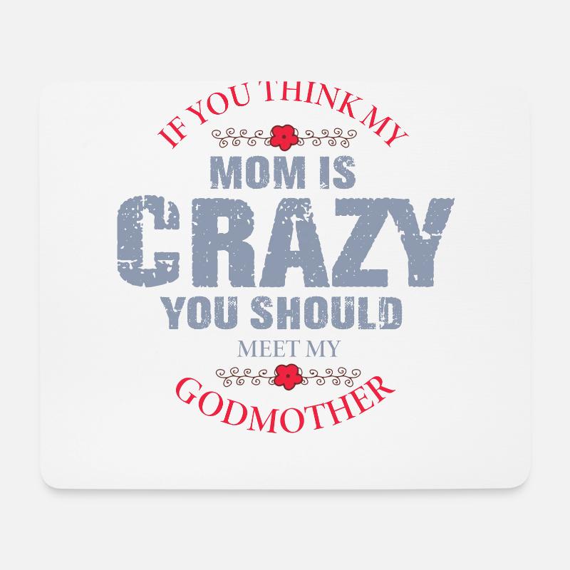 Patin Pate, Patin Pate Tante, Patenkind, - Mousepad (Querformat) - Weiß