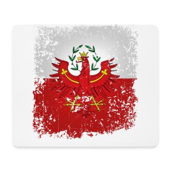 Tyrol tyrolien aigles armoiries Retro Drapeau drapeau - Tapis de souris (format paysage) - blanc - Devant