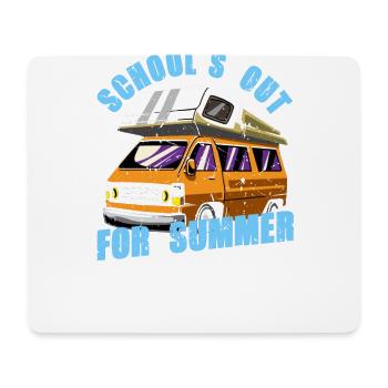 Schools out campers for students & teachers holidays - Mouse Pad (horizontal) - white - Front