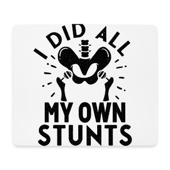 Hip Replacement Hip Surgery Post-OP Rehab Gift - Mouse Pad (horizontal) - white - Front