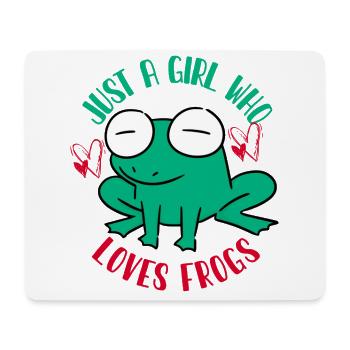 frog, frog animal, toad, - Mouse Pad (horizontal) - white - Front