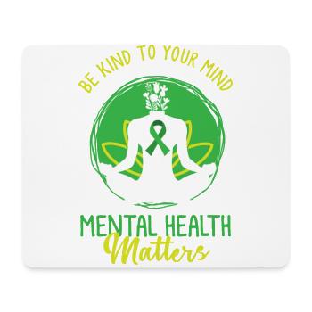 Mental Health, Mental Health Green - Mouse Pad (horizontal) - white - Front
