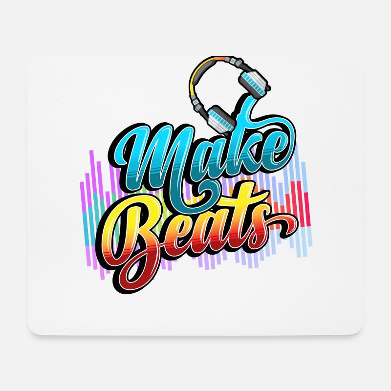 Beatmaker, Beatmaker Beat , Produzent, - Mousepad (Querformat) - Weiß
