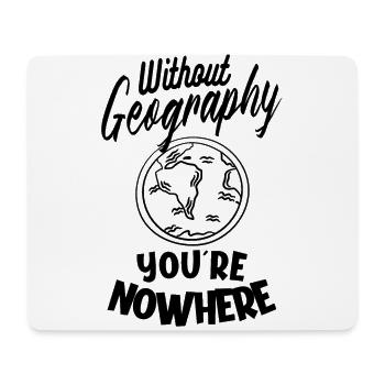 Geography Geoscience Geography Teacher - Mouse Pad (horizontal) - white - Front
