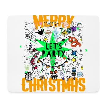 Weihnachten Weihnachten Weihnachten Weihnachten Weihnachten - Mousepad (Querformat) - Weiß - Vorne