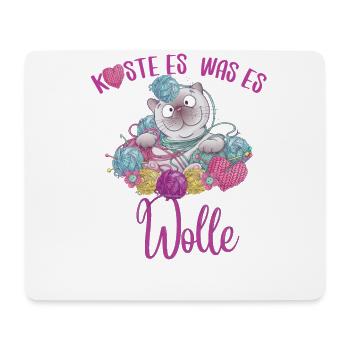 Stricken & Handarbeit für Stricksüchtige Frauen - Mousepad (Querformat) - Weiß - Vorne