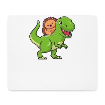 Igel - Mousepad (Querformat) - Weiß - Vorne