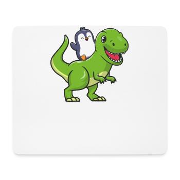 Pinguin - Mousepad (Querformat) - Weiß - Vorne
