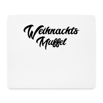 Weihnachtsmuffel Anti Weihnachten - Mousepad (Querformat) - Weiß - Vorne