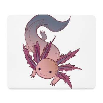 Axolotl Ambystoma Kawaii Tiere Amphibien Züchter - Mousepad (Querformat) - Weiß - Vorne