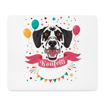 Dalmatian Carnival Carnival - Mouse Pad (horizontal) - white - Front