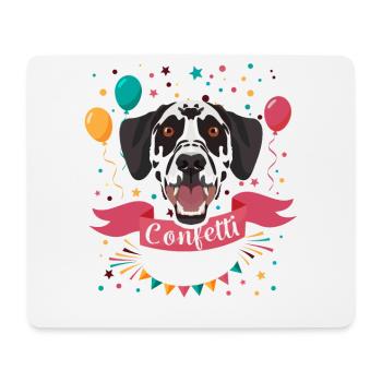 Dalmatiner Karneval Fasching - Mousepad (Querformat) - Weiß - Vorne