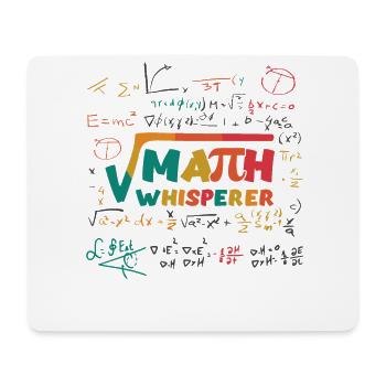 Apprenant de mathématiques, drôle de professeur de mathématiques - Tapis de souris (format paysage) - blanc - Devant