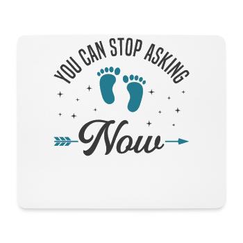Pregnancy announcement for grandparents - Mouse Pad (horizontal) - white - Front