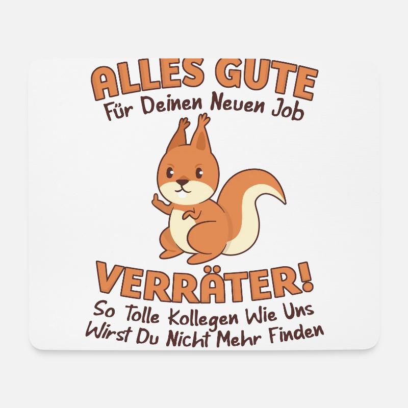 Alles gute Verräter - Verabschiedung von Kollegen - Mousepad (Querformat) - Weiß