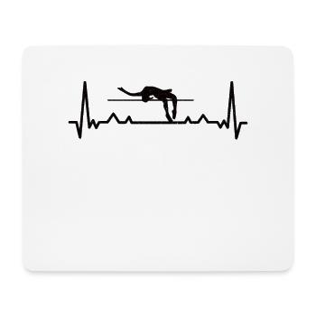 Athlétisme Athlétisme Runner Run Cadeau - Tapis de souris (format paysage) - blanc - Devant